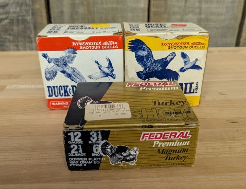 Winchester and Federal Shotgun Ammunition Boxes 12 and 20 Gauge