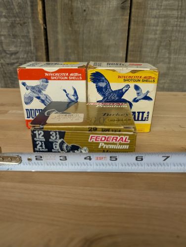 Winchester and Federal Shotgun Ammunition Boxes 12 and 20 Gauge