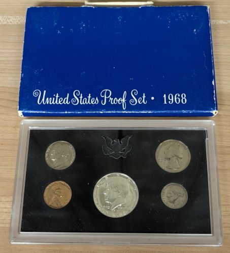 1968-S US Mint Proof Set