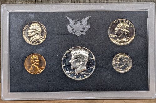 1968-S US Mint Proof Set