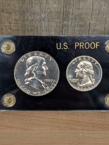 A 1963 US Proof Set in Black Plastic Holder