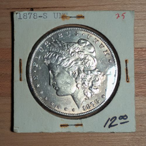 US 1878-S Morgan Silver Dollar