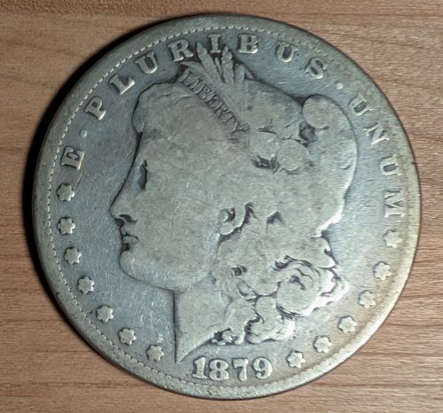 1879 US Morgan Silver Dollar