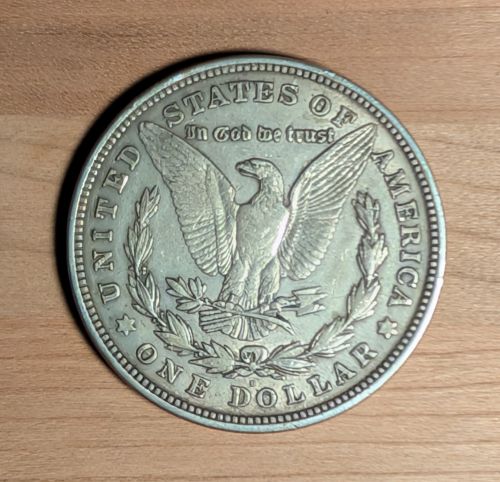US 1921-D Morgan Silver Dollar