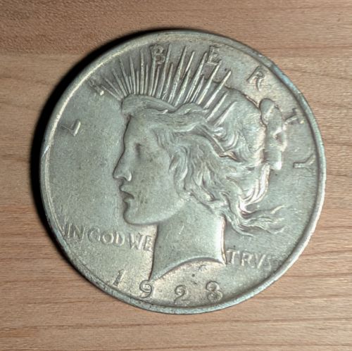1923 US Peace Silver Dollar