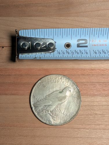 1923 US Peace Silver Dollar