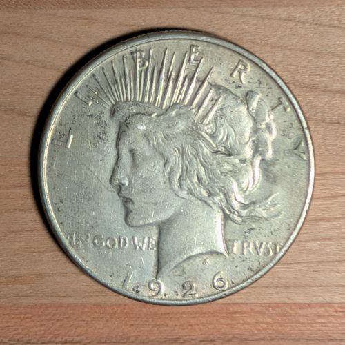US 1926-S Peace Silver Dollar