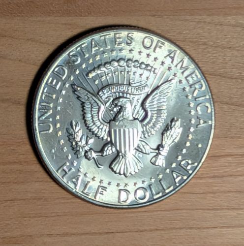 US 1964 Kennedy Half Dollar, 90% Silver, Philadelphia Mint