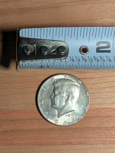 US 1964 Kennedy Half Dollar, 90% Silver, Philadelphia Mint