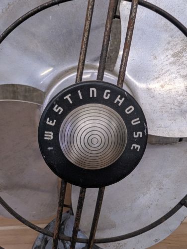 Westinghouse Mid-Century Streamline Moderne Electric Desk Fan