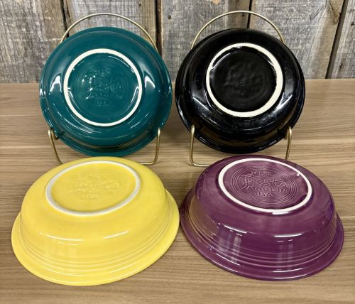 A Set of Homer Laughlin Fiesta Glazed Earthenware Bowls