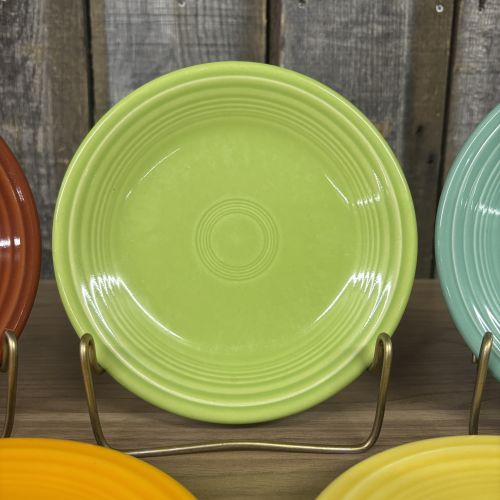 A Set of Five Fiesta Homer Laughlin Ceramic Bread and Butter Plates