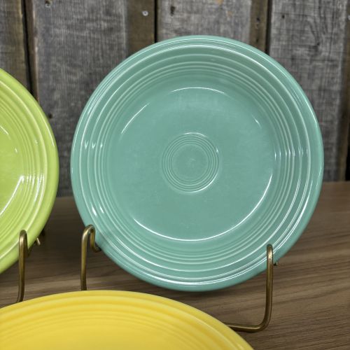 A Set of Five Fiesta Homer Laughlin Ceramic Bread and Butter Plates