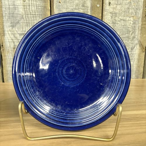 A Trio of Homer Laughlin Fiesta Cobalt Blue Ceramic Tableware