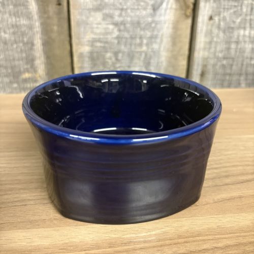 A Trio of Homer Laughlin Fiesta Cobalt Blue Ceramic Tableware