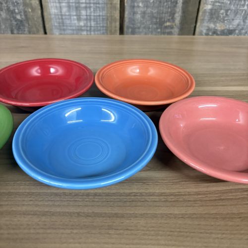 A Set of Five Homer Laughlin Fiesta Fruit Bowls