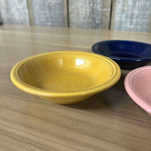 A Set of Five Homer Laughlin Fiesta Ceramic Bowls in Assorted Colors