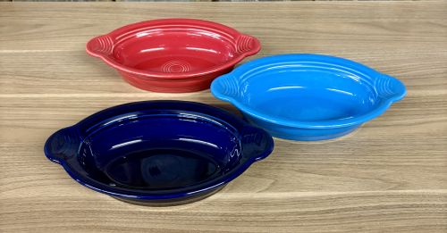 A Trio of Fiesta Individual Oval Casserole Dishes
