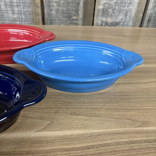 A Trio of Fiesta Individual Oval Casserole Dishes