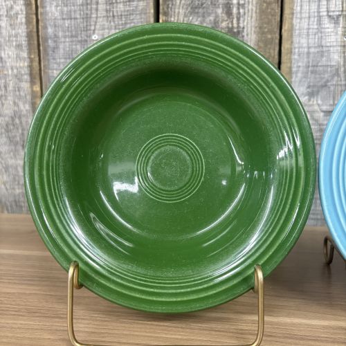 A Trio of Fiesta Ceramic Rim Soup Bowls by Homer Laughlin