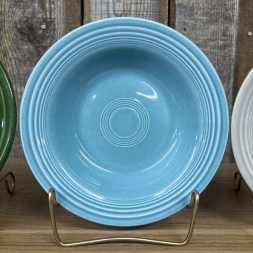 A Trio of Fiesta Ceramic Rim Soup Bowls by Homer Laughlin