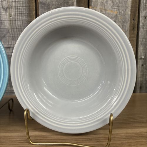 A Trio of Fiesta Ceramic Rim Soup Bowls by Homer Laughlin