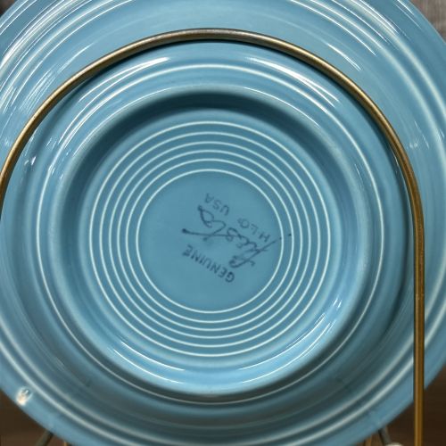 A Trio of Fiesta Ceramic Rim Soup Bowls by Homer Laughlin