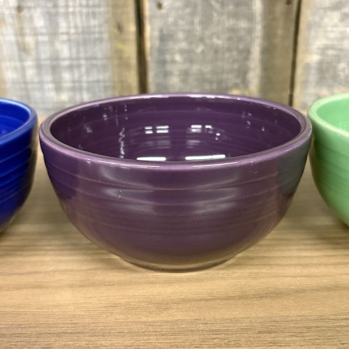 A Set of Fiesta Gusto Soup and Cereal Bowls in Mixed Glazes