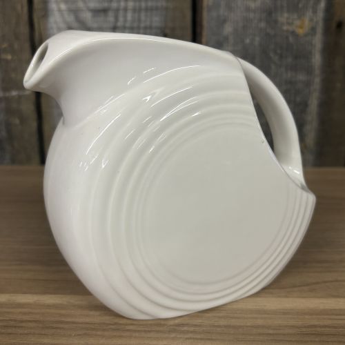 Homer Laughlin Fiesta White Small Disc Pitcher