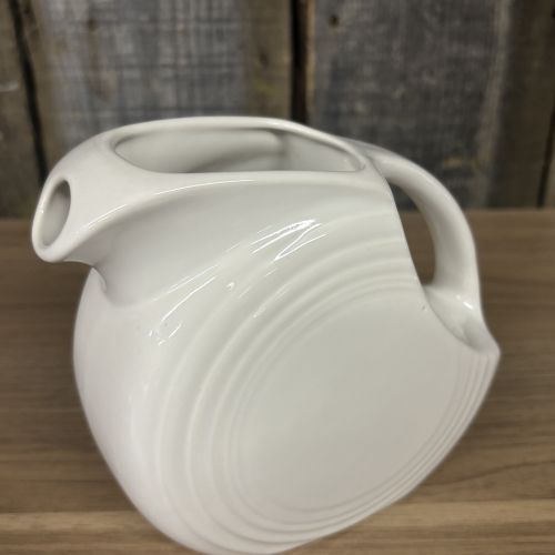 Homer Laughlin Fiesta White Small Disc Pitcher