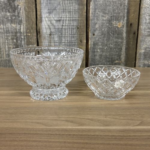 Two Cut Lead Crystal Bowls Including Lenox
