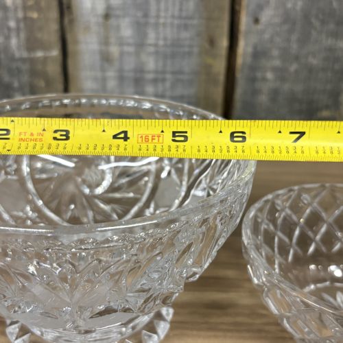 Two Cut Lead Crystal Bowls Including Lenox