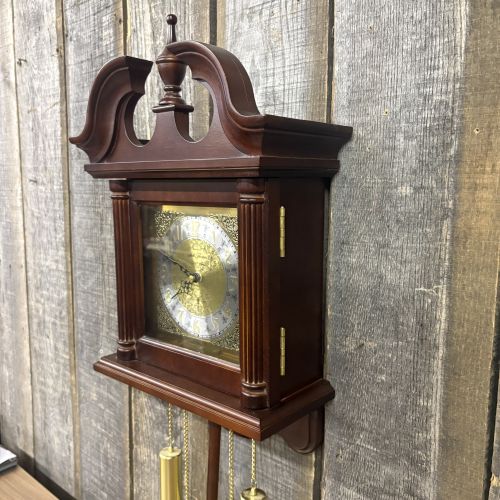 Seth Thomas Thomaston Model 1502 Wood Case Quartz Wall Clock