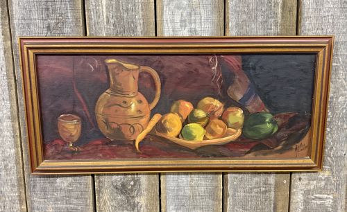 Julia Scott Still Life Oil on Canvas