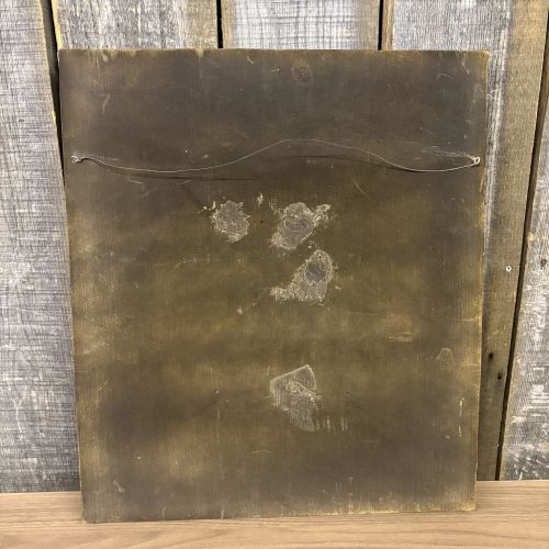 Albrecht Durer Head of an Apostle Print on Gold Toned Board