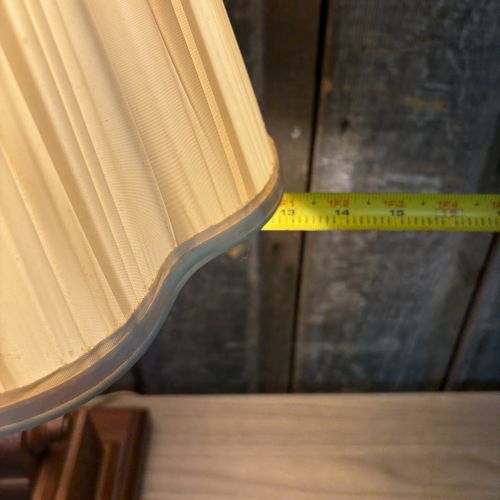 Novelty Dark Stained Wood Coffee Grinder Table Lamp