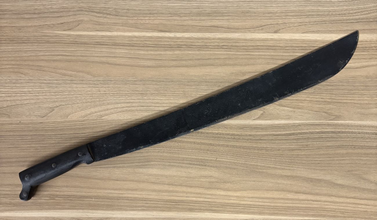 Large Utility Machete with Synthetic Handle