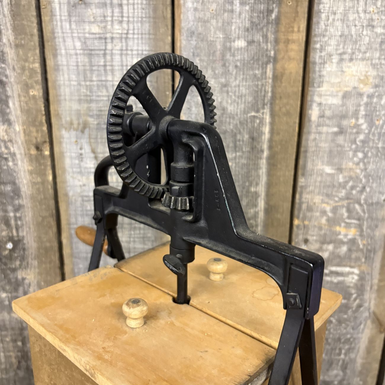 Elgin Antique Metal Butter Churn