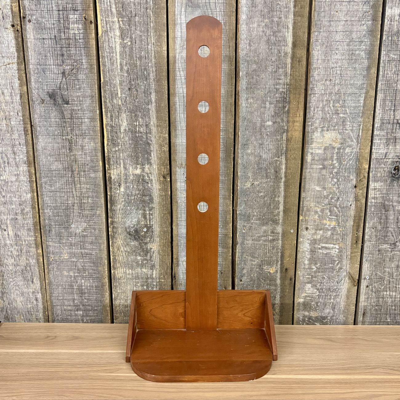 Shakertown at Pleasant Hill Cherry Wood Adjustable Candle Stand