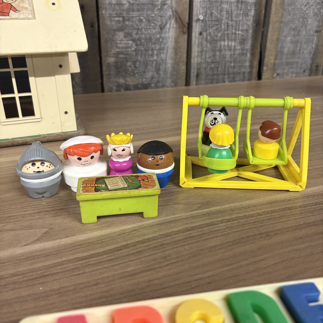 A Collection of Fisher-Price Play Family School and Accessory Toys