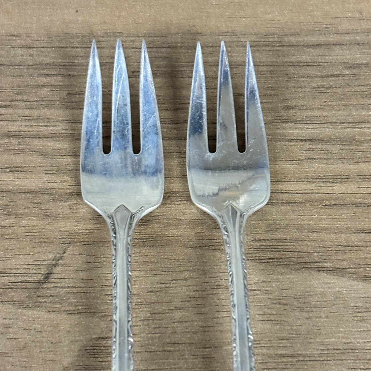 A Pair of Towle Candlelight Pattern Sterling Silver Cocktail Forks