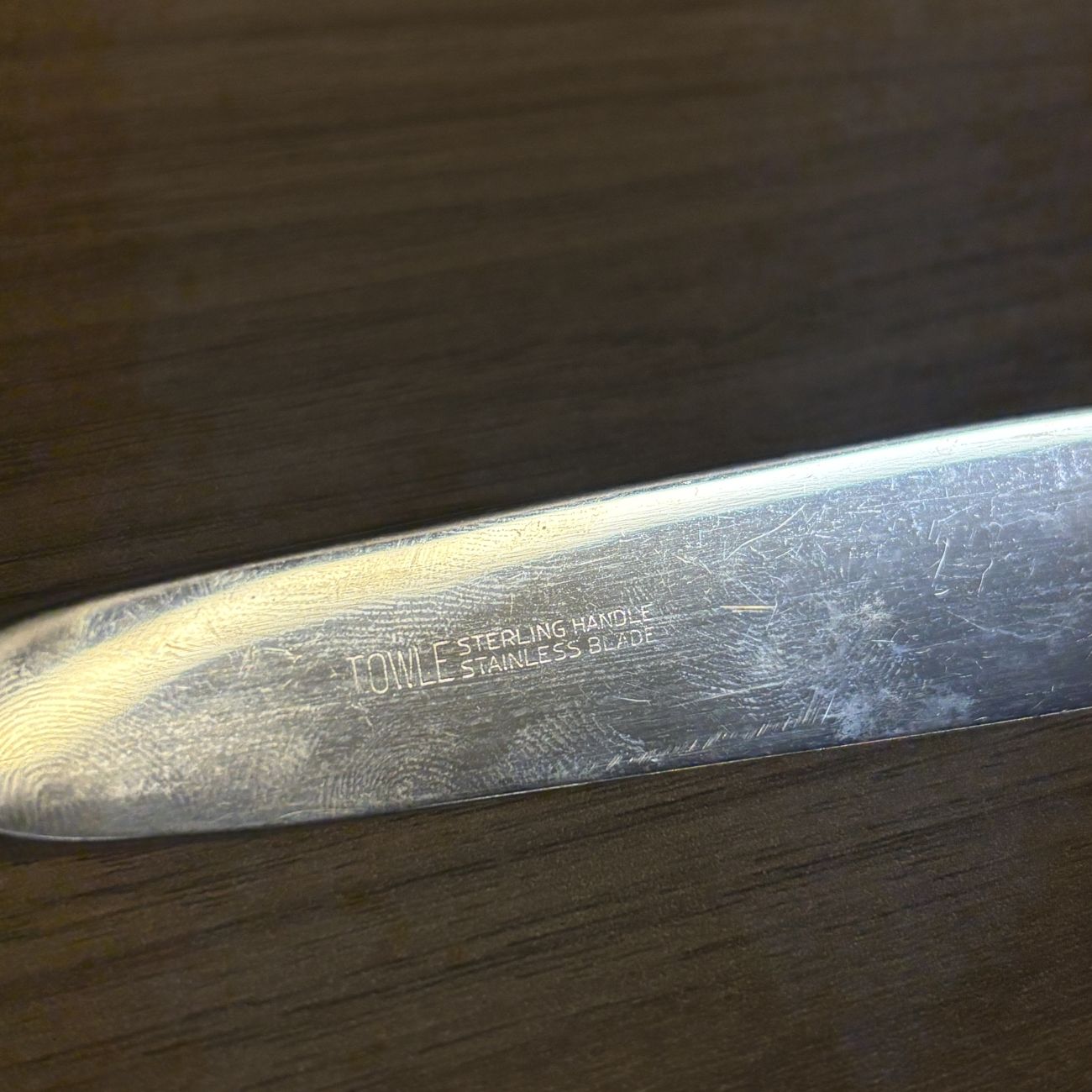 Set of Six Towle Old Master Sterling Silver Table Knives