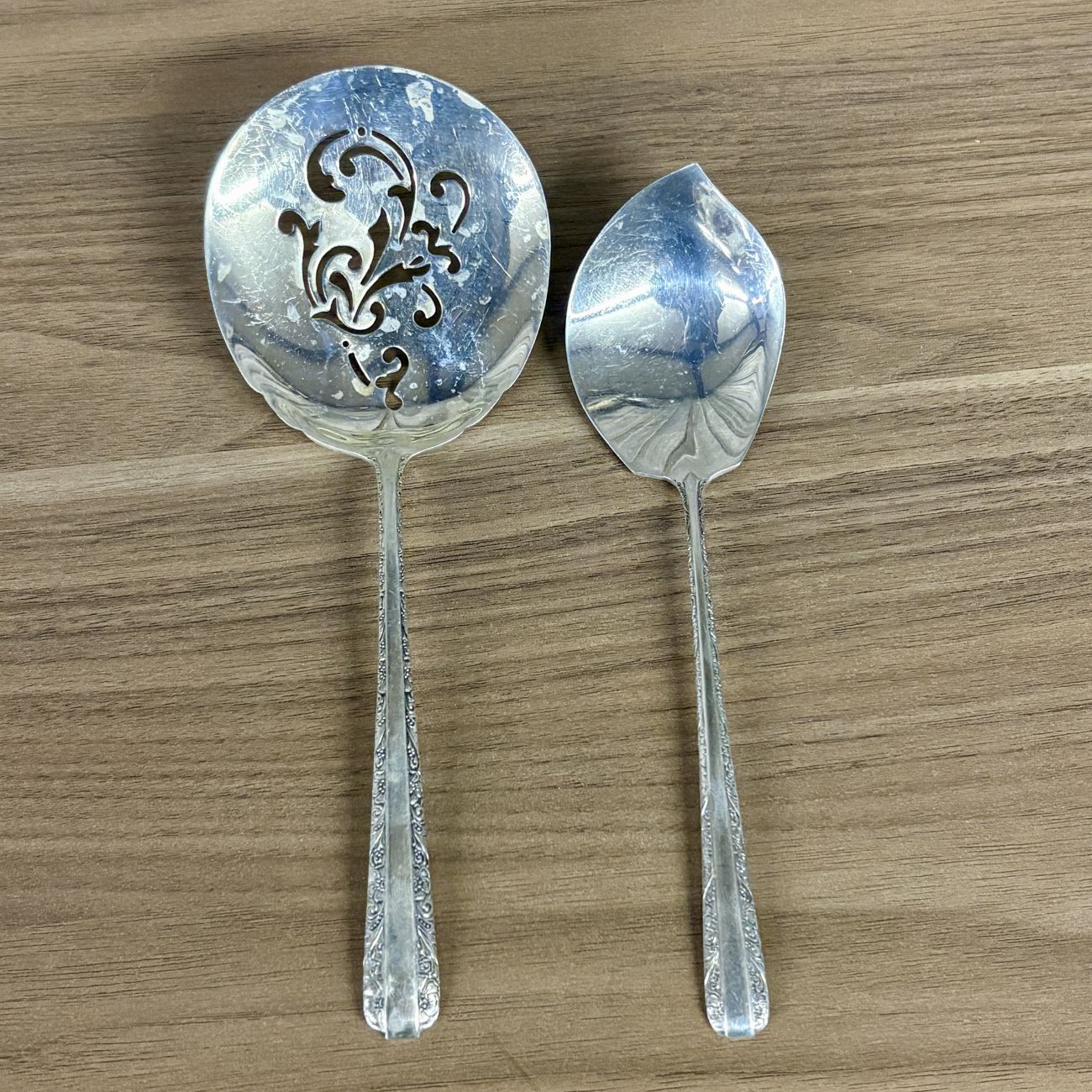 Two Towle Sterling Silver Serving Pieces in Candlelight Pattern