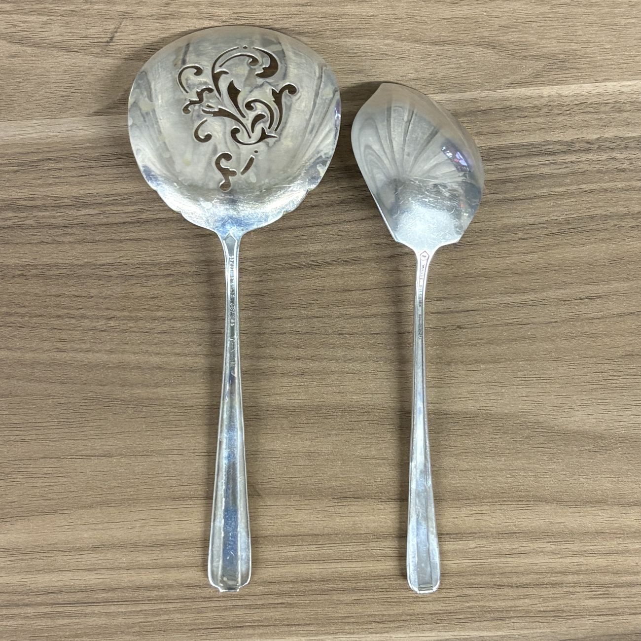 Two Towle Sterling Silver Serving Pieces in Candlelight Pattern