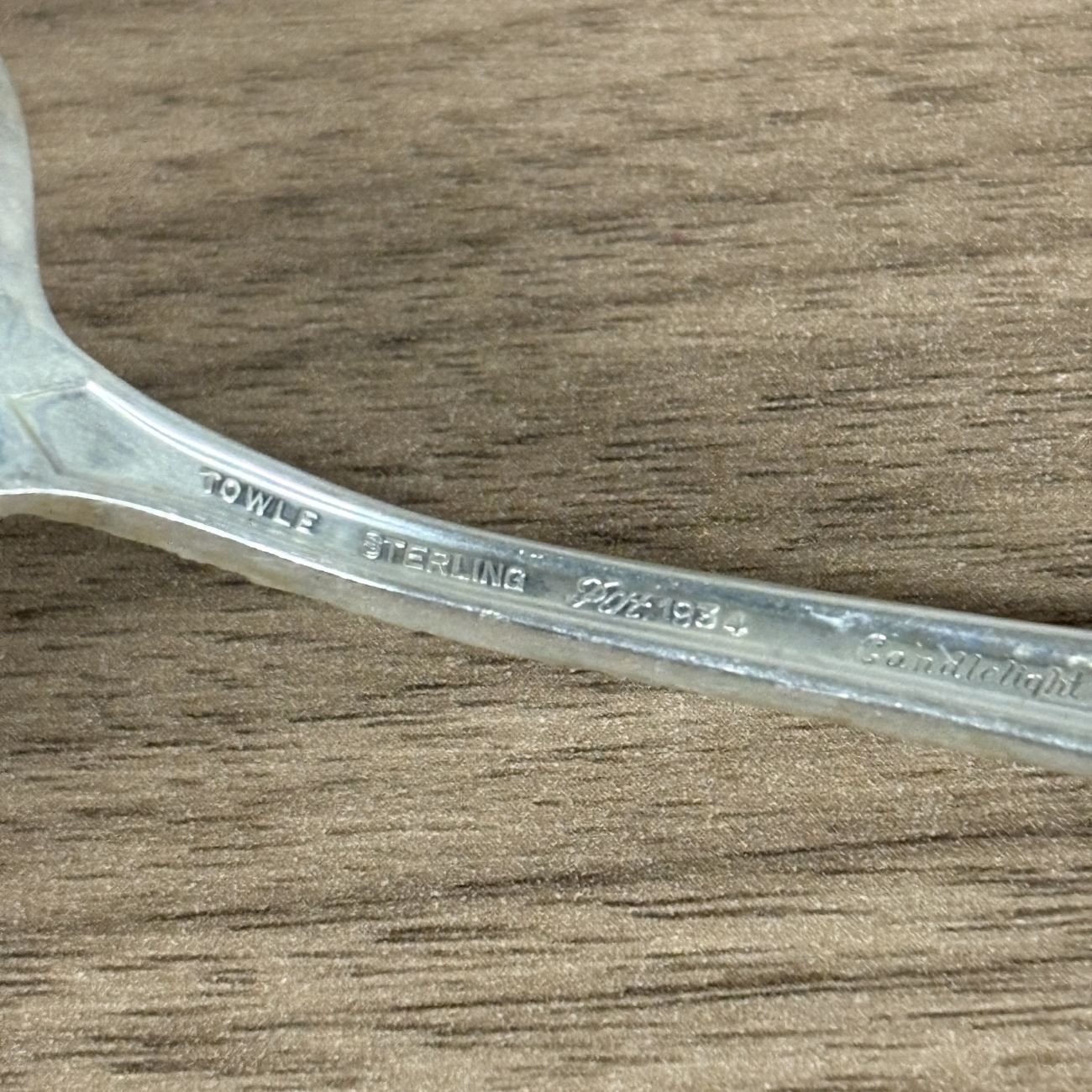 Two Towle Sterling Silver Serving Pieces in Candlelight Pattern