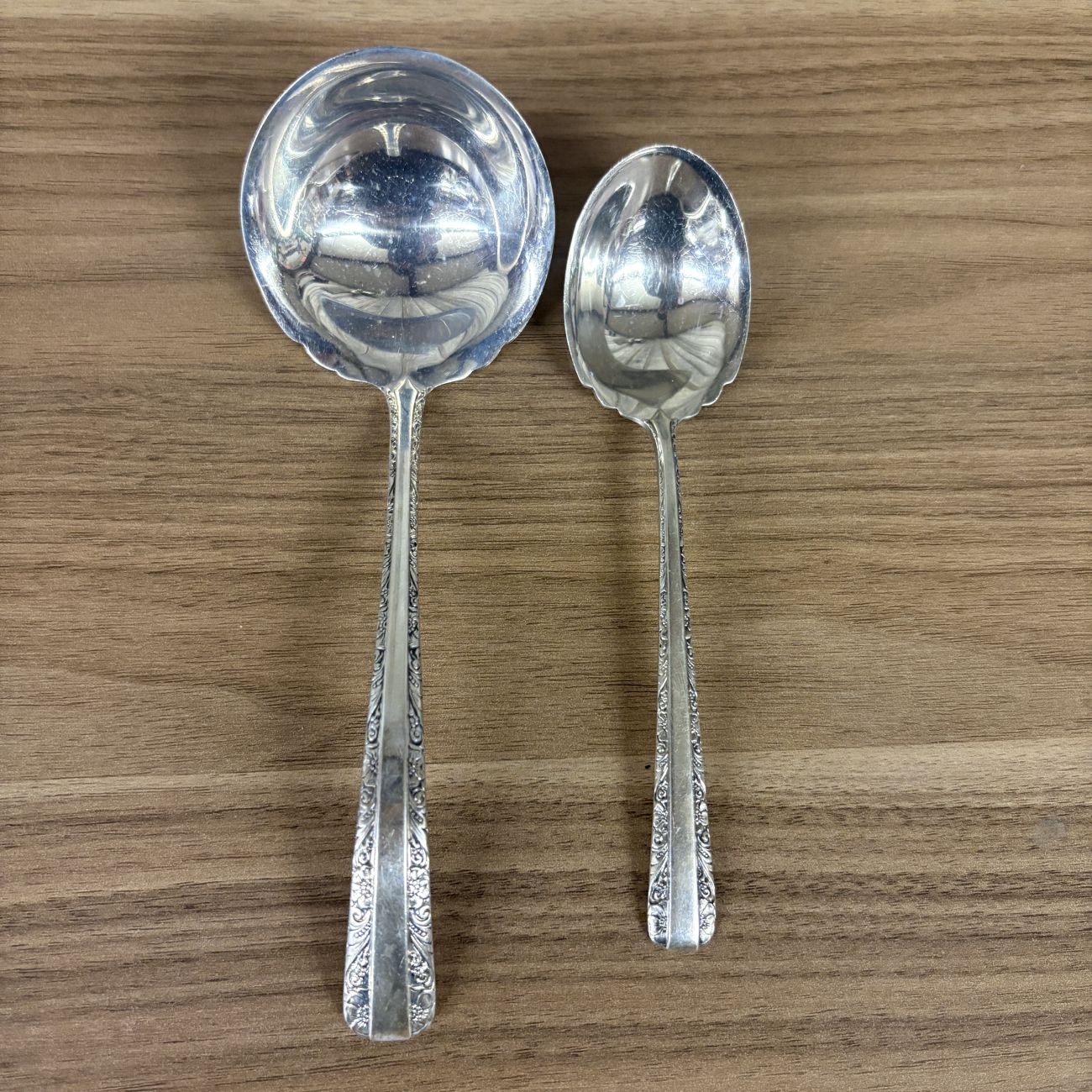 A Pair of Towle Candlelight Sterling Silver Serving Pieces