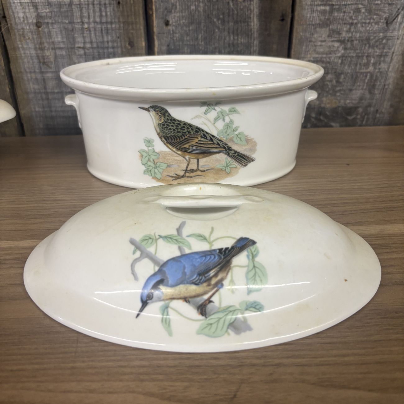 A Set of Lorenz Hutschenreuther Audubon Bird Pattern Porcelain Tableware