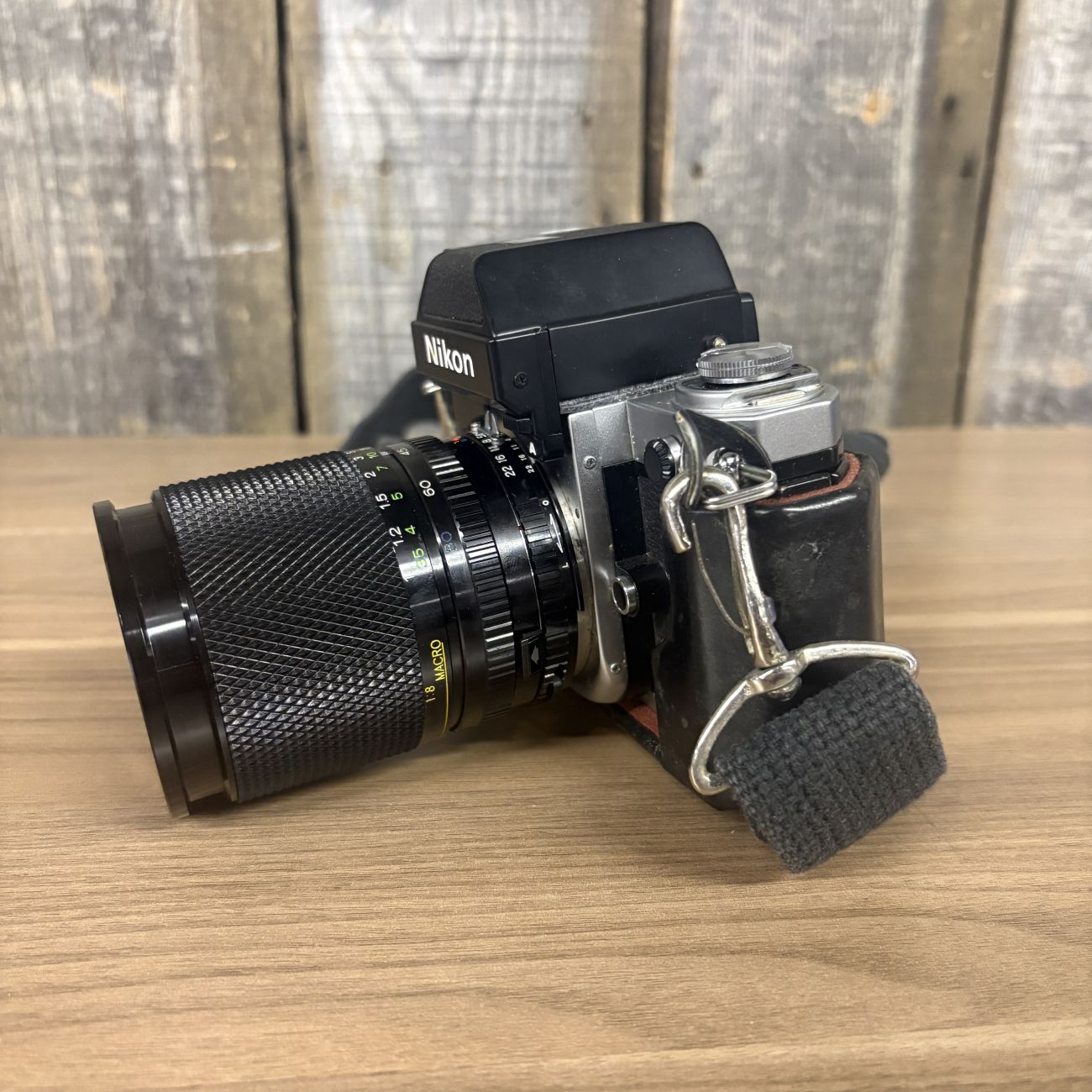 Nikon F2A Photomic 35mm SLR Camera with Soligor 28-80mm Lens and Accessories