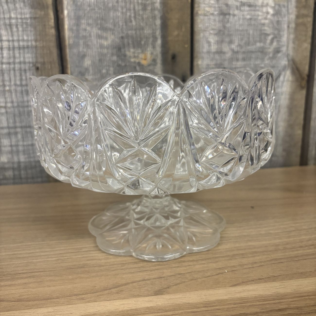 An Assortment of Clear Pressed Glass Bowls Including Hazel Atlas Williamsport Pattern