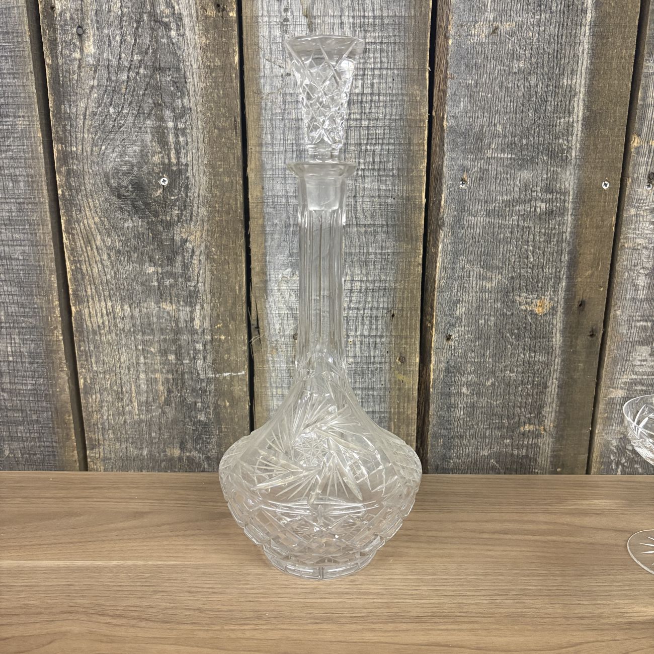 A 14-Piece Cut Crystal Beverage Service in Pinwheel Pattern